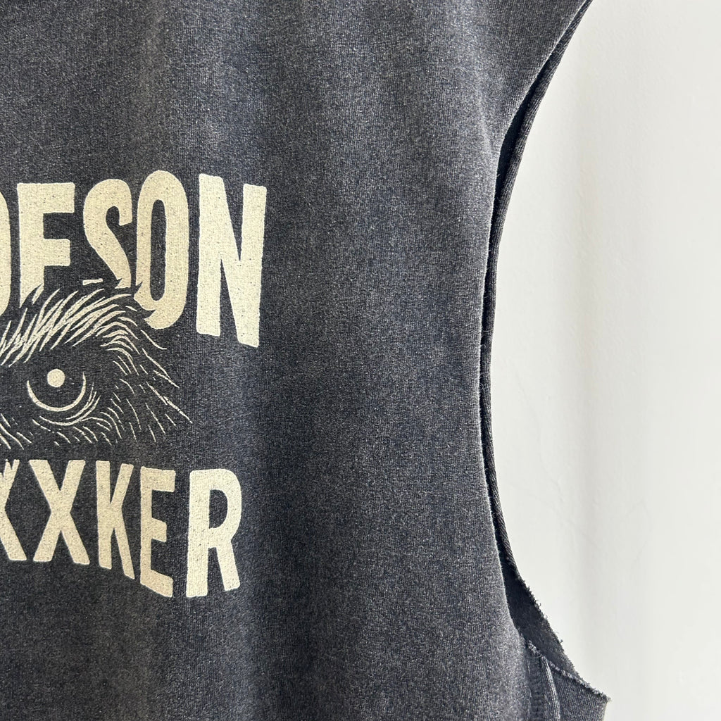 LIFEGOESON 25SS - “TurfFxxker Eyes Cartoon” Waistcoat T-shirt