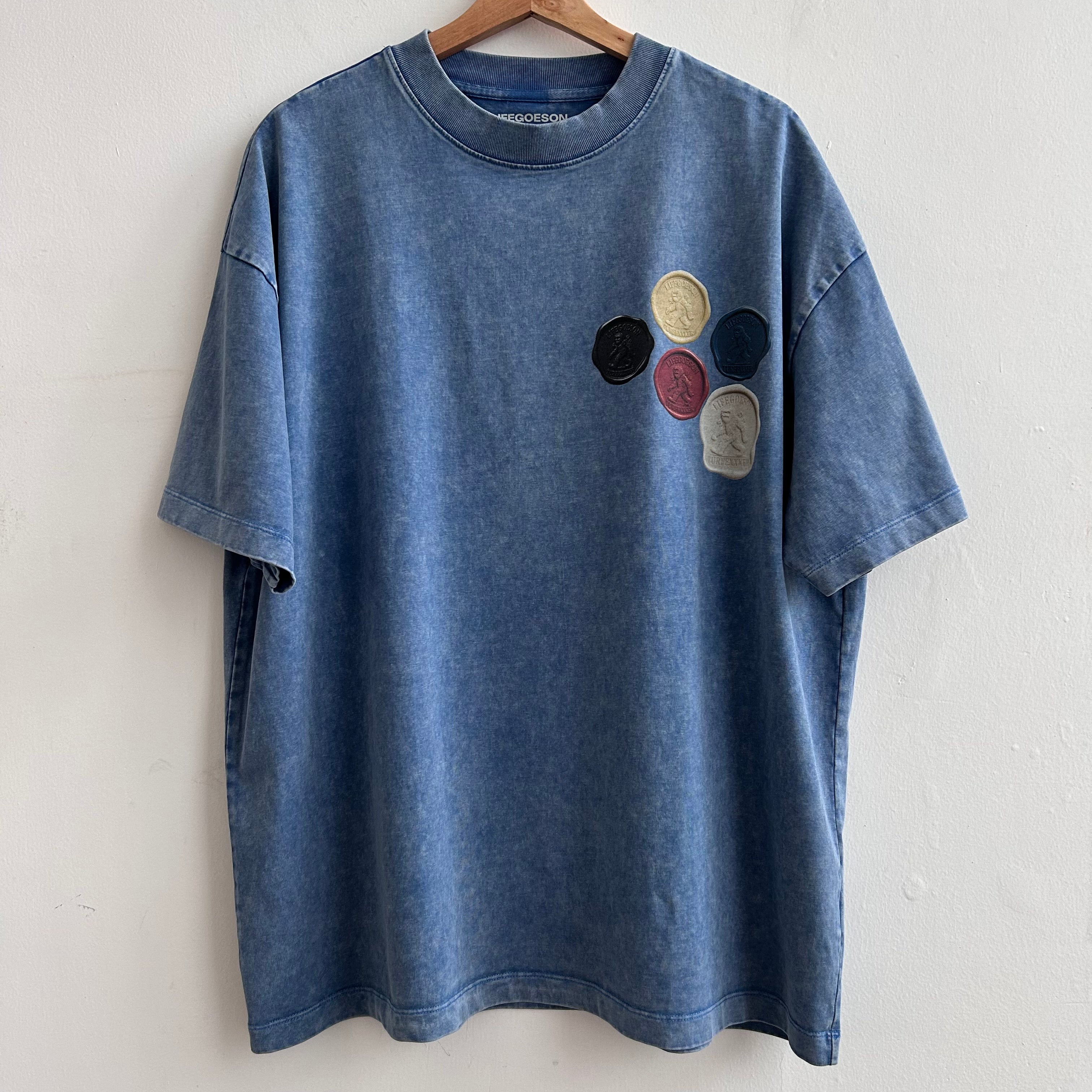 LIFEGOESON 25SS - “Wax seal digital printing”T-shirt