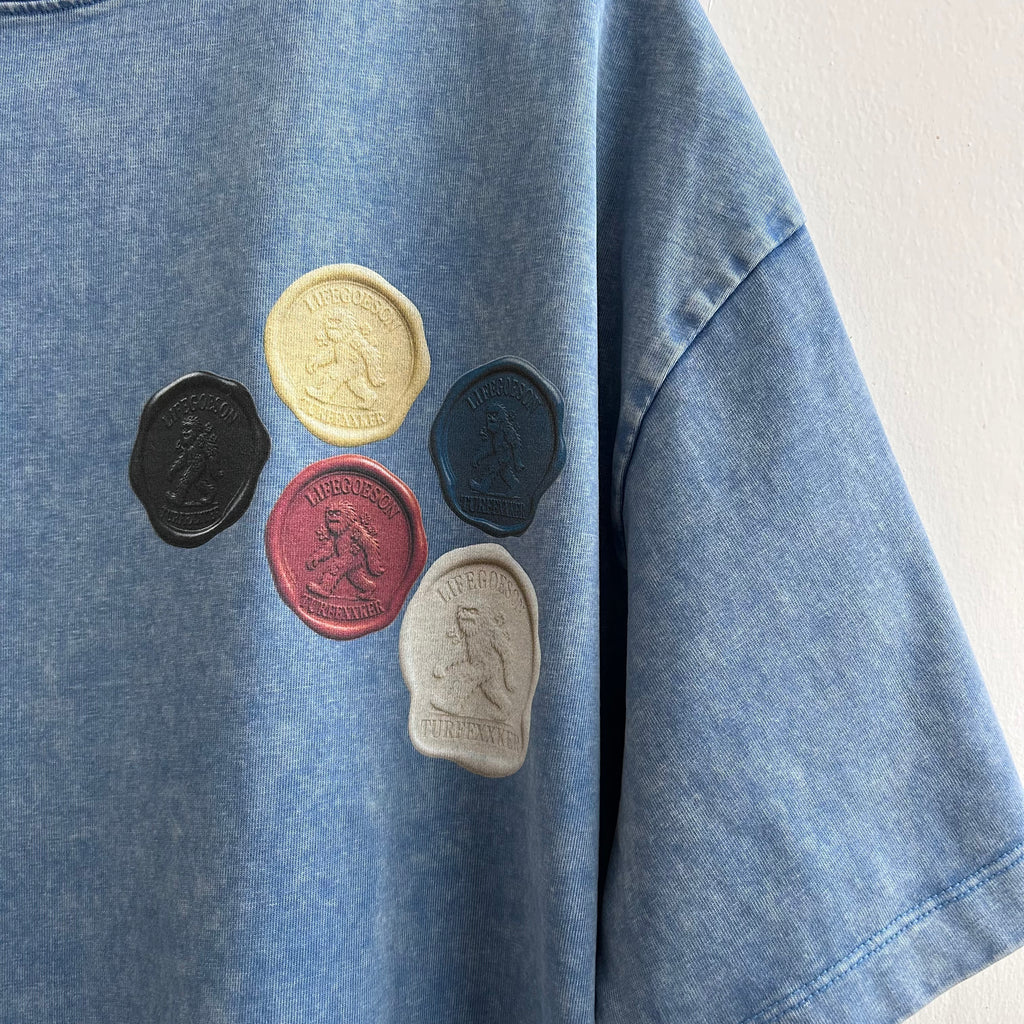 LIFEGOESON 25SS - “Wax seal digital printing”T-shirt