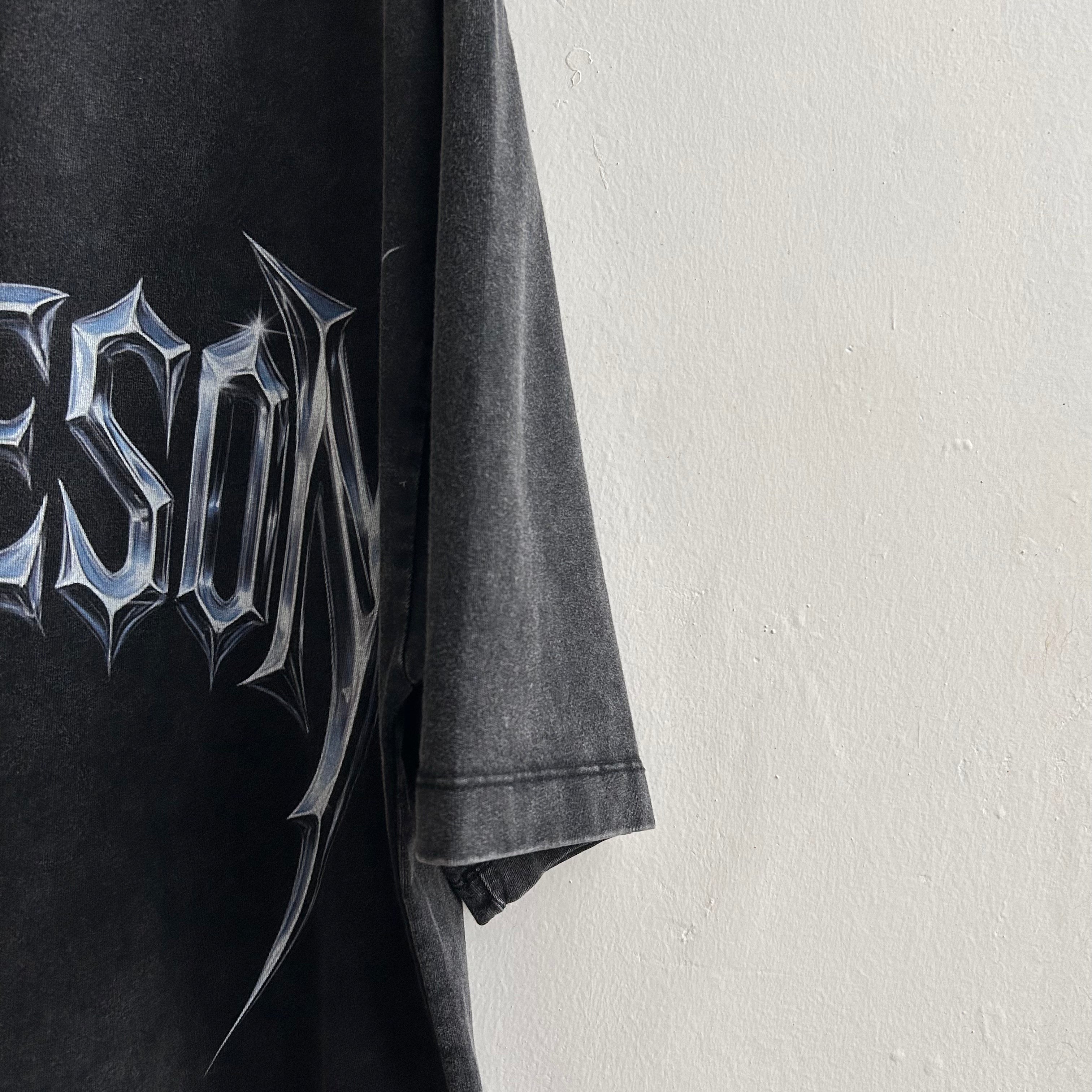 LIFEGOESON 25SS - “Liquid Metal Logo” T-shirt