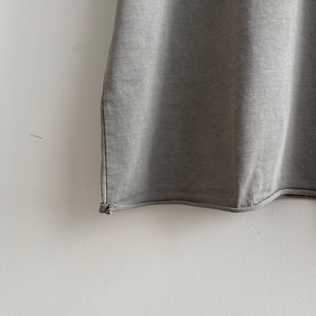 LIFEGOESON 25SS - Washed Cement Gray Shorts Set