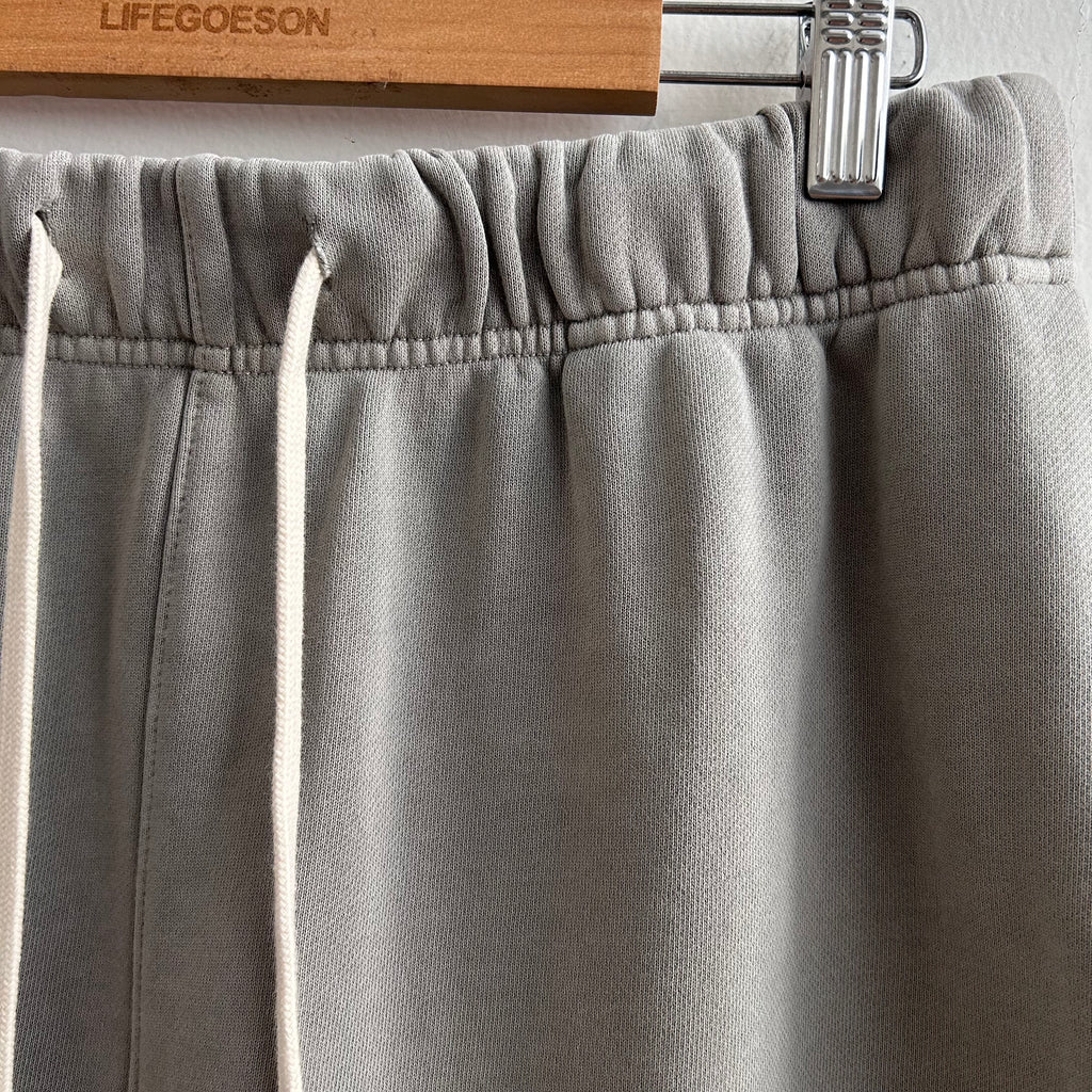 LIFEGOESON 25SS - Washed Cement Gray Shorts Set