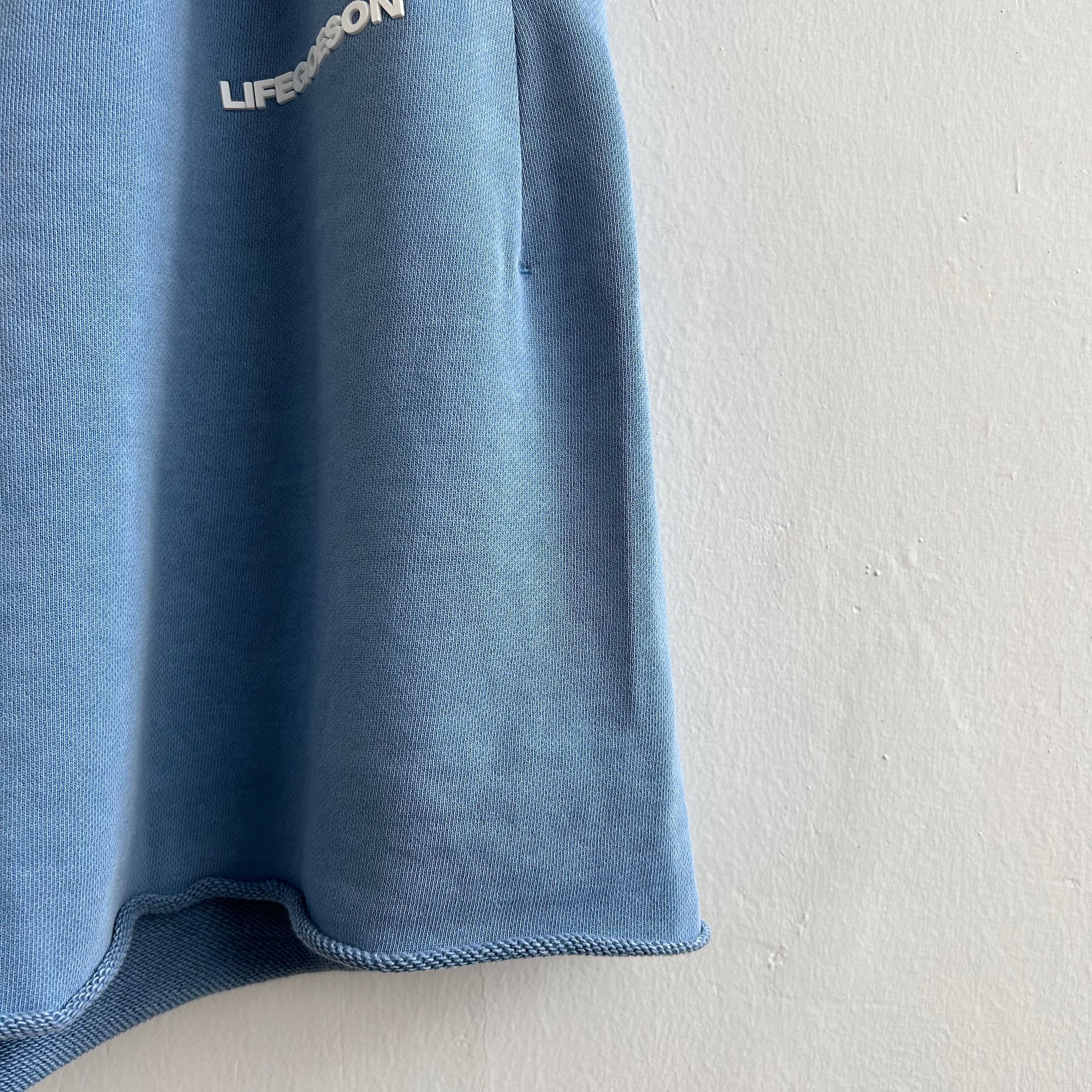 LIFEGOESON 25SS - Washed Dusty Blue Shorts Set