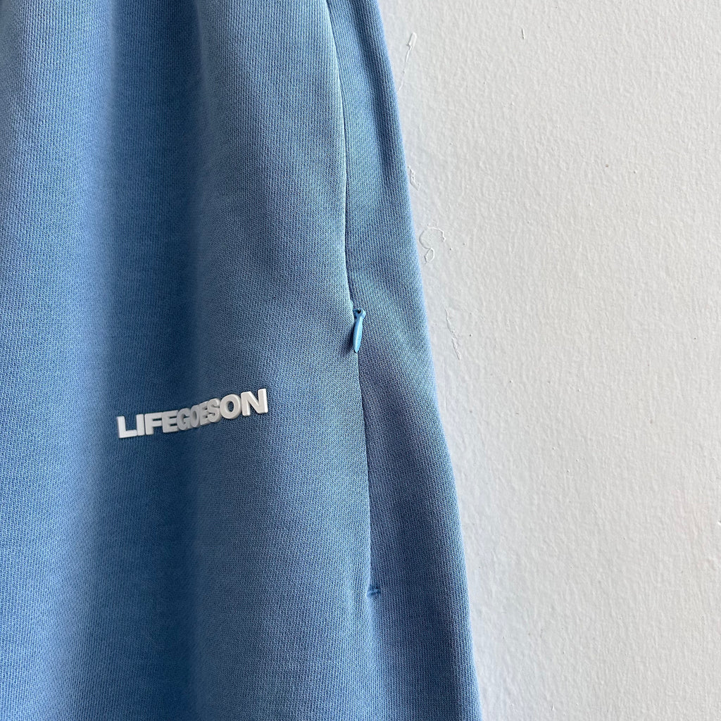 LIFEGOESON 25SS - Washed Dusty Blue Shorts Set
