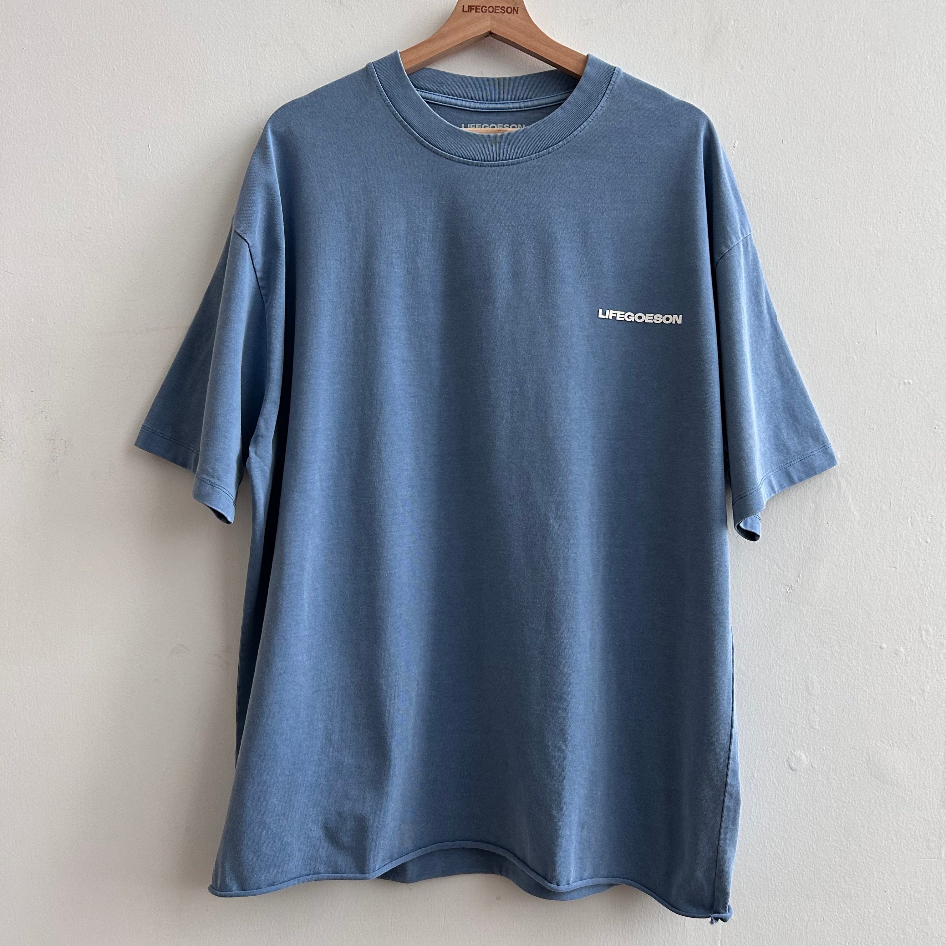 LIFEGOESON 25SS - Washed Dusty Blue Shorts Set