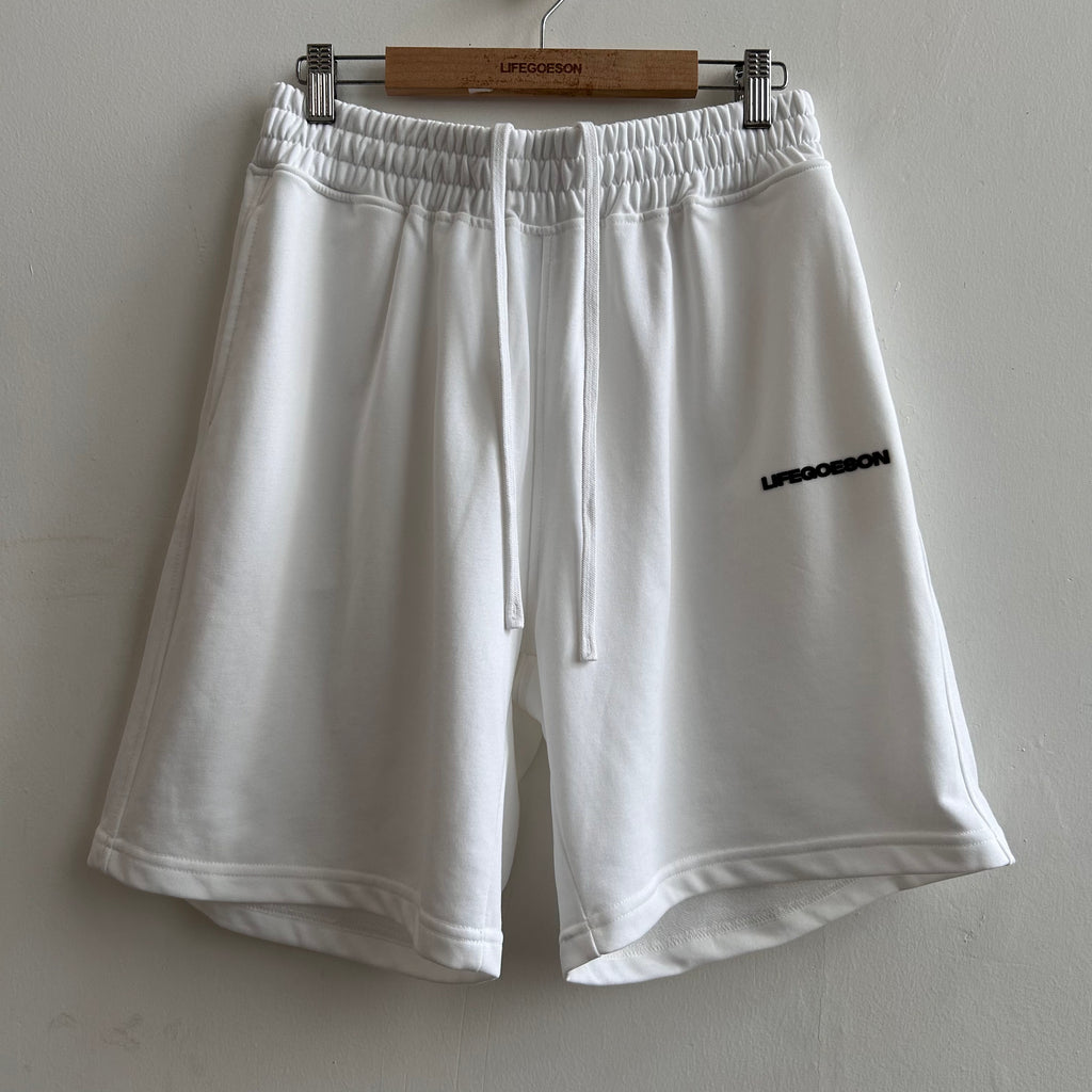 LIFEGOESON 25SS - Sorona® Performance White Shorts Set