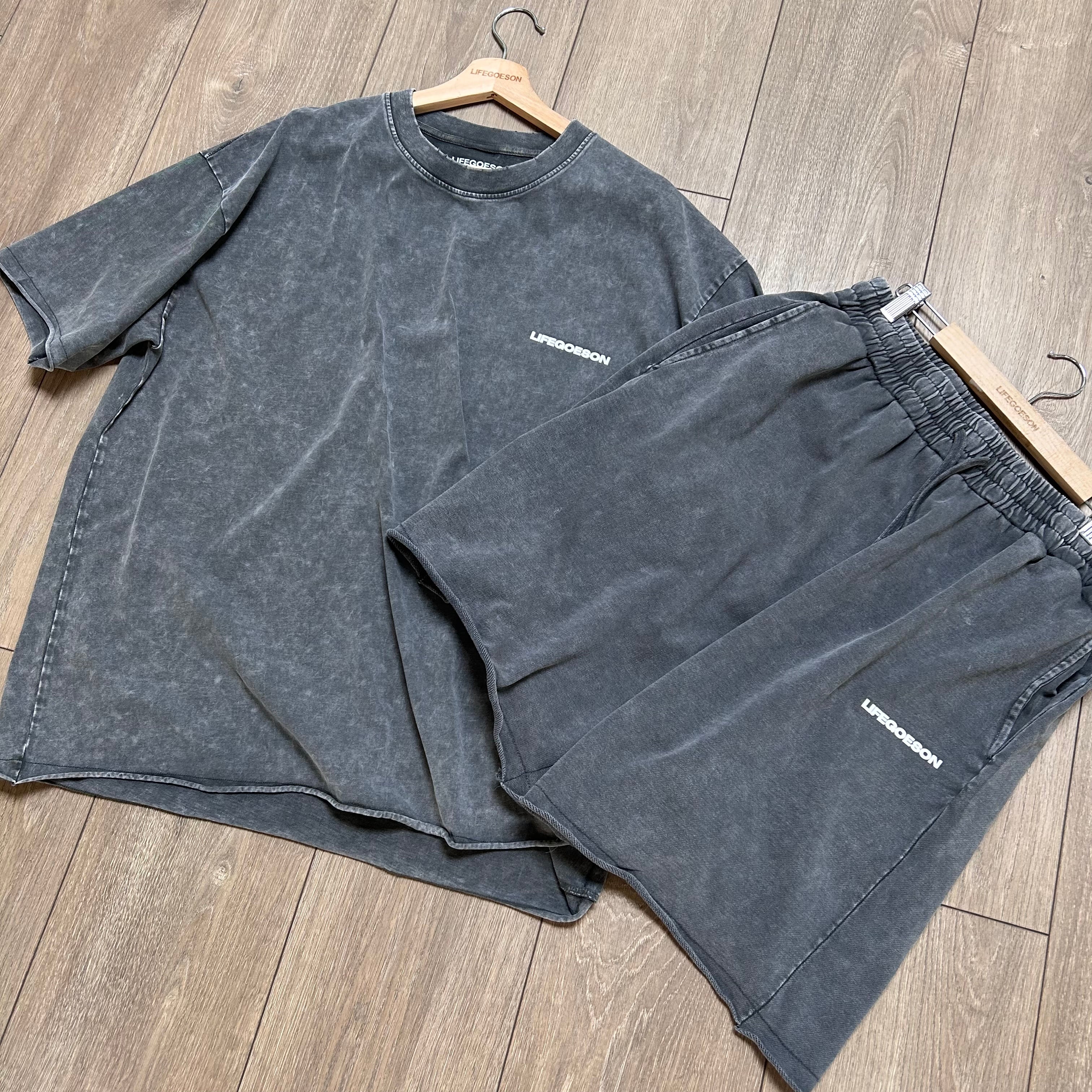 LIFEGOESON 25SS - Natural meteorite gray Short Sets