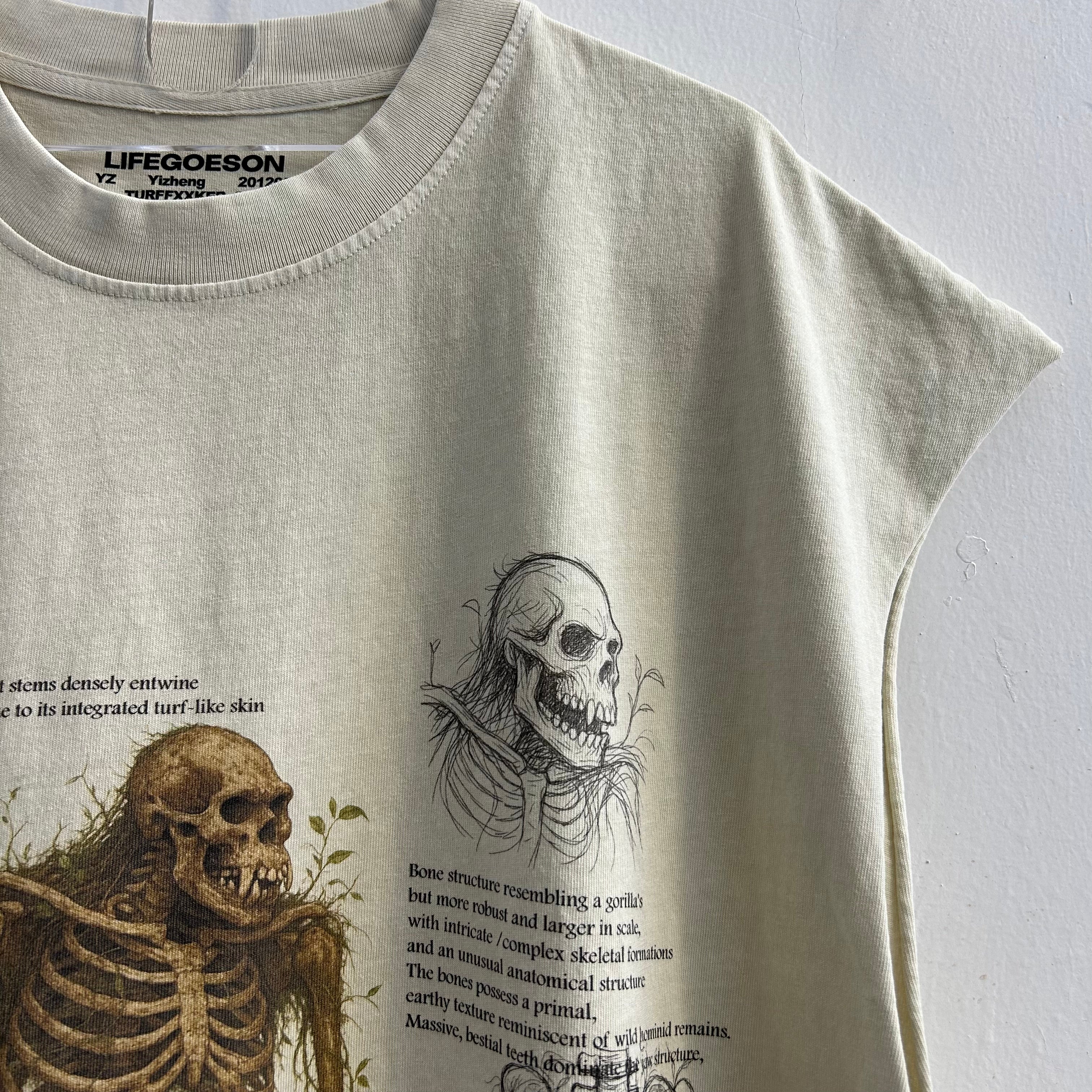 LIFEGOESON 25SS - “TurfFxxker's signature flora-noumenon” Waistcoat T-shirt