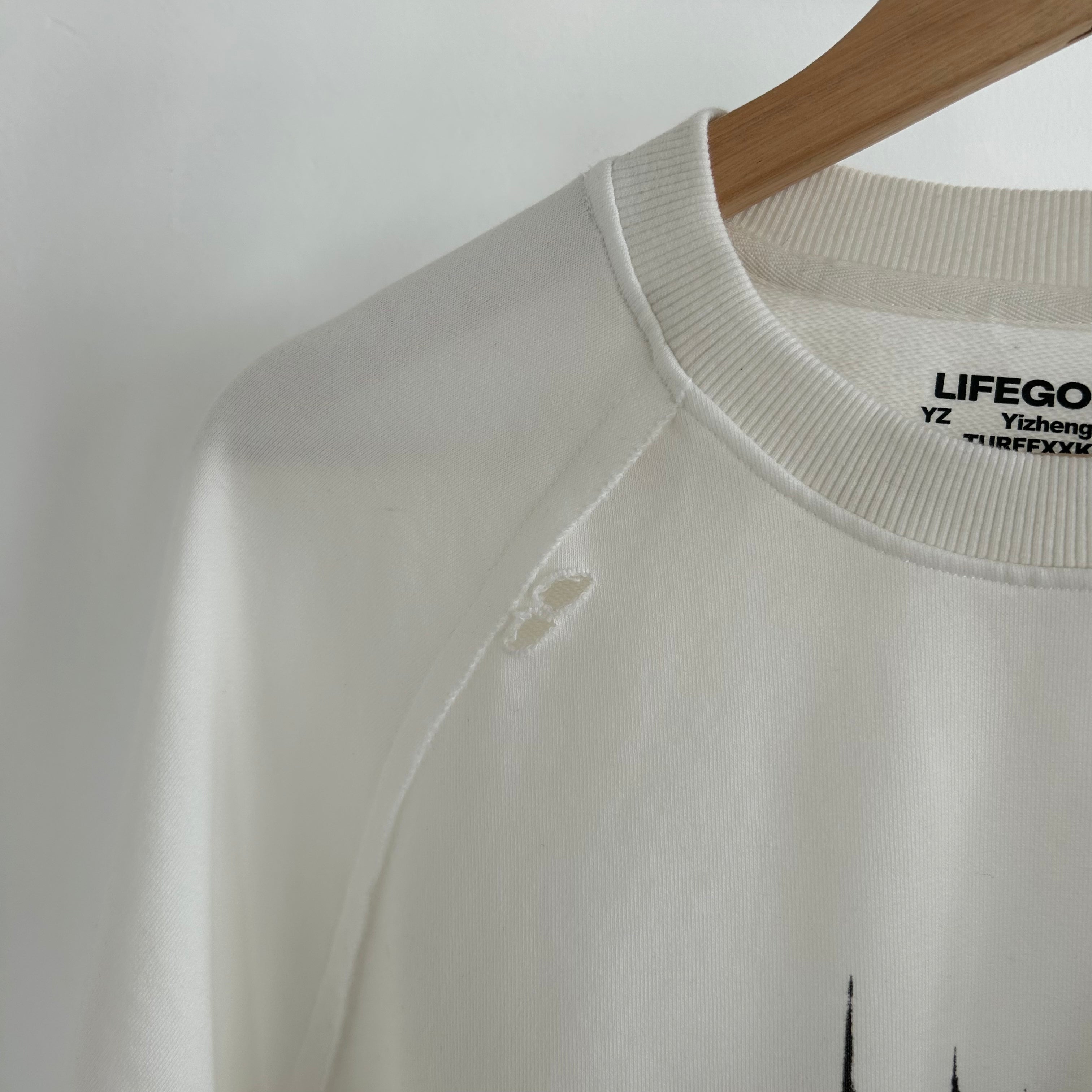 LIFEGOESON 25SS - Hand-Rendered Typography & Distressed Wash Set