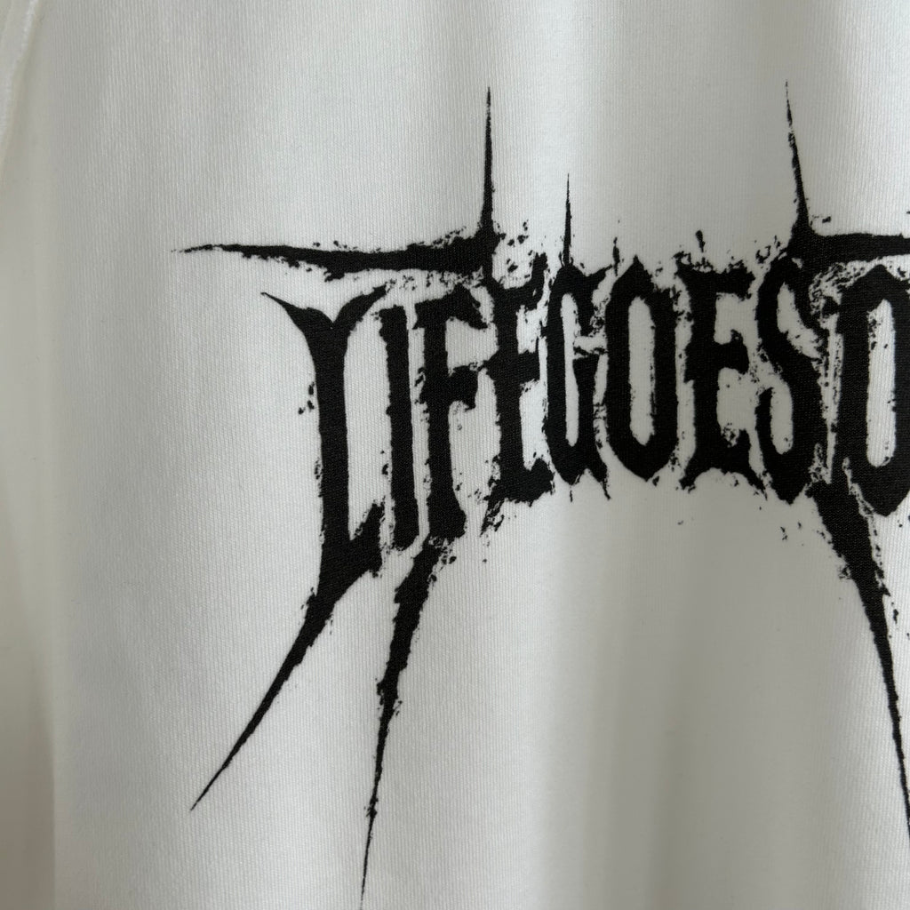 LIFEGOESON 25SS - Hand-Rendered Typography & Distressed Wash Set