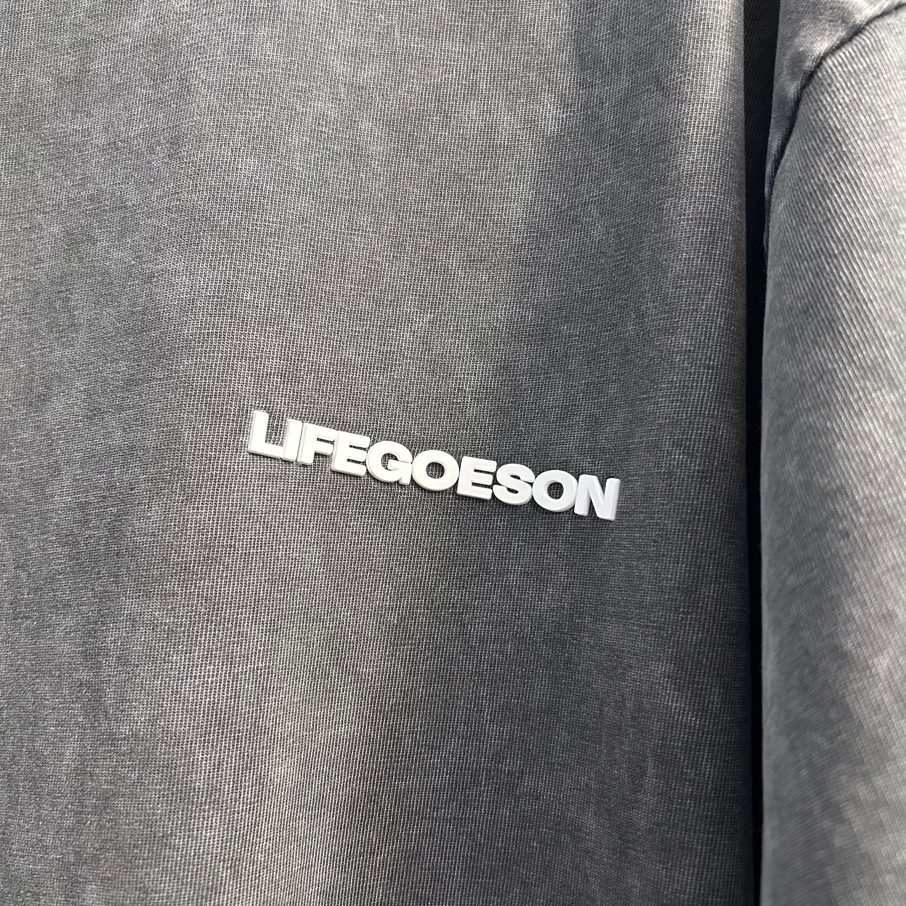 LIFEGOESON 25SS - Natural meteorite gray Short Sets