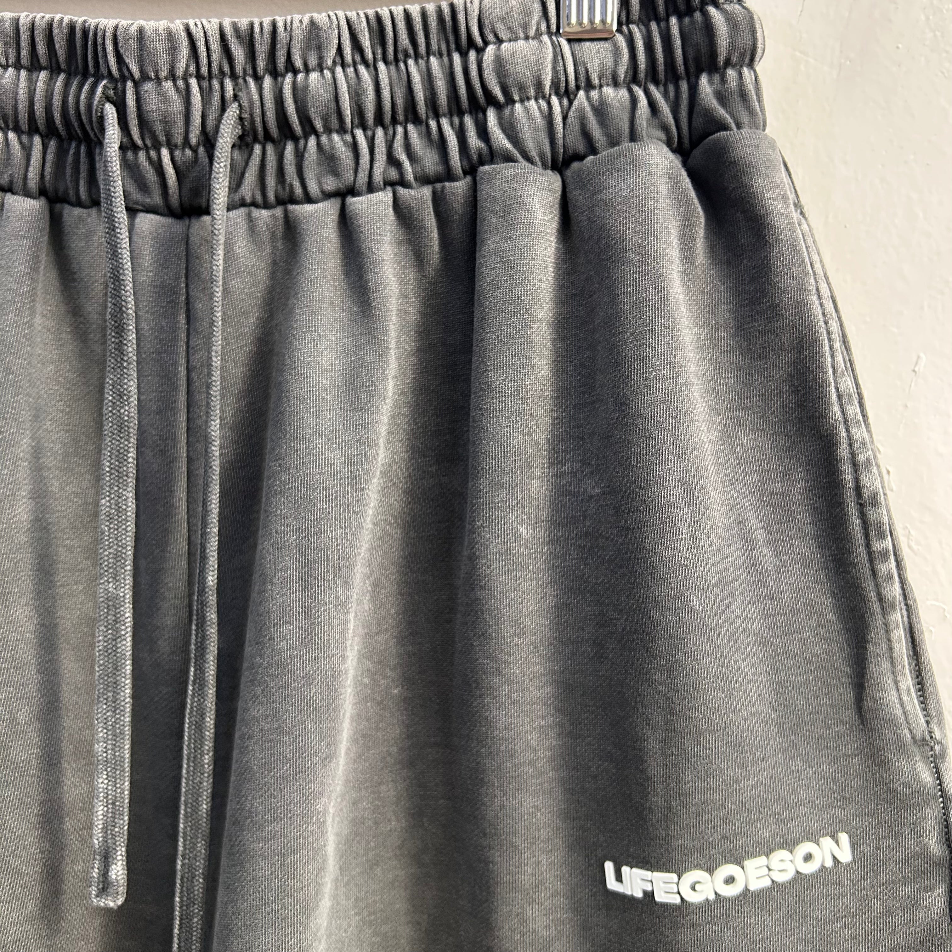 LIFEGOESON 25SS - Natural meteorite gray Short Sets