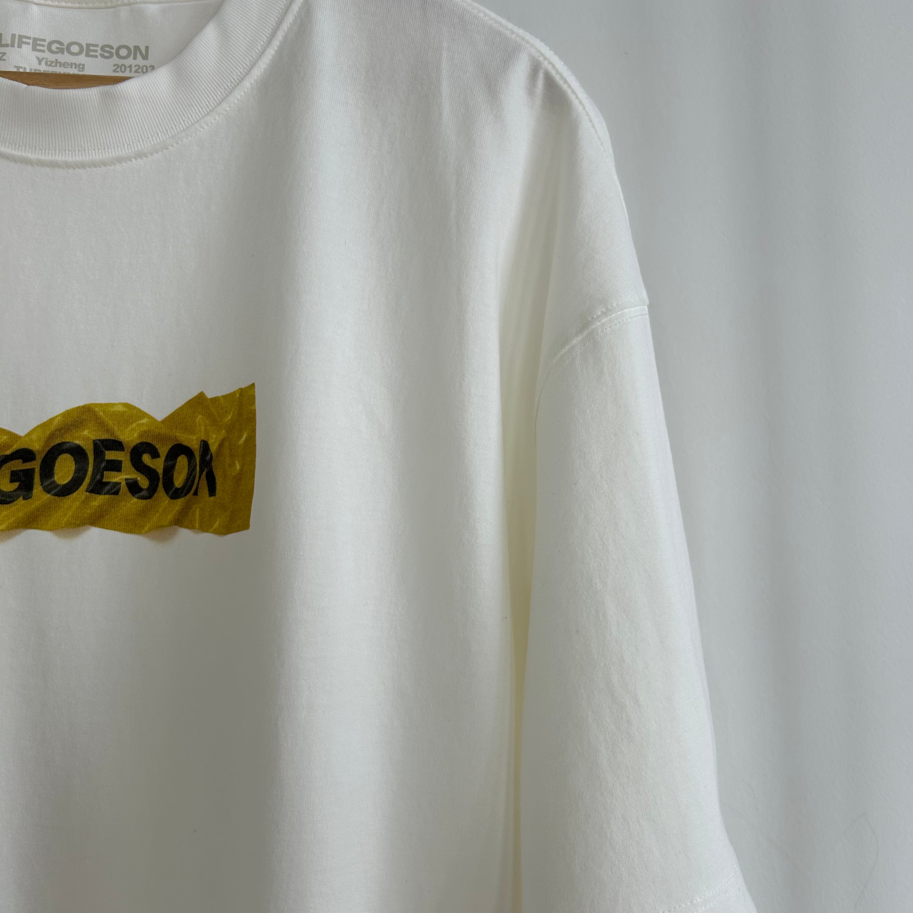 LIFEGOESON 25SS - “Adhesive Fortune Box” T-shirt