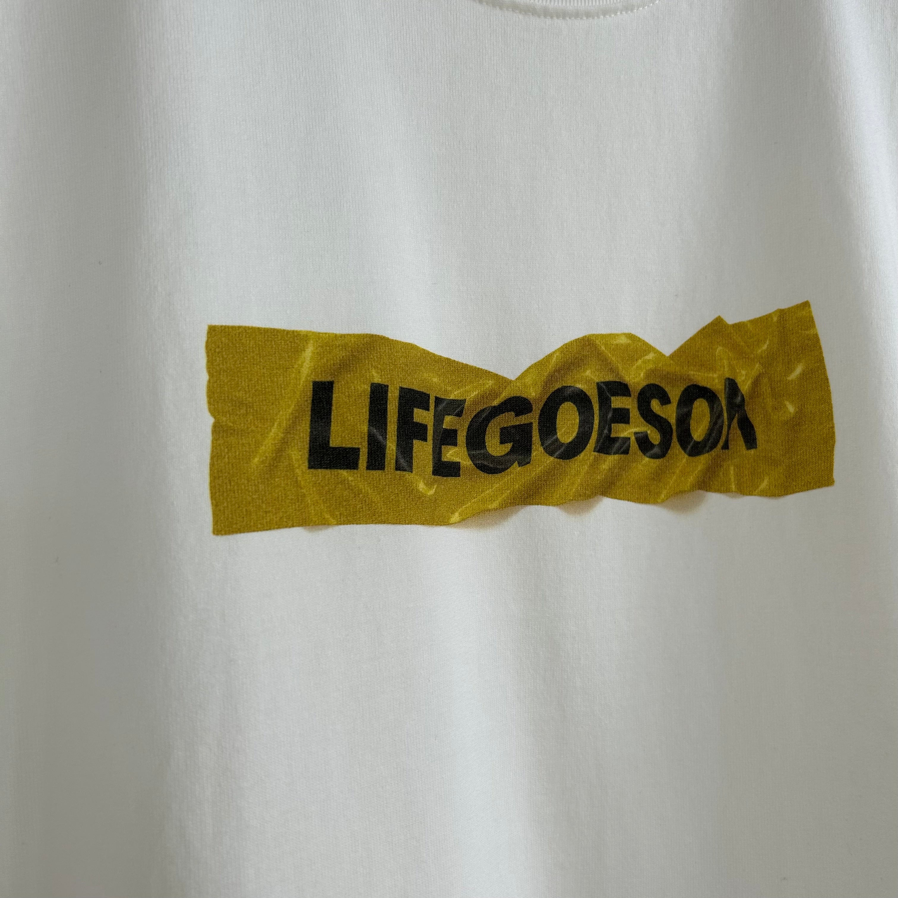 LIFEGOESON 25SS - “Adhesive Fortune Box” T-shirt
