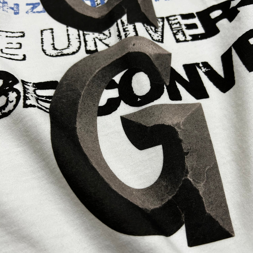 LIFEGOESON 25AW - G Shaped Black Monolith Long SleeveT-Shirt